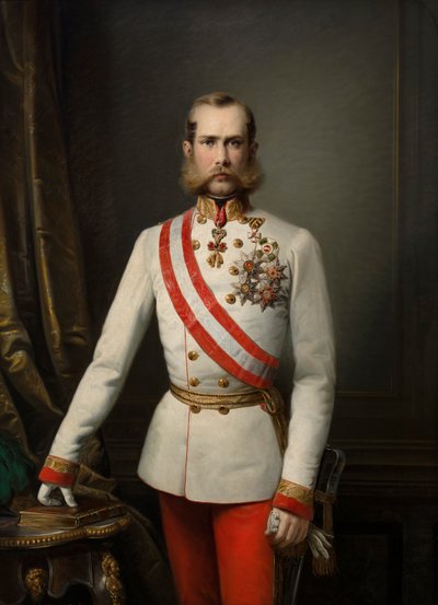 Portrait of Franz Joseph I by Franz Russ the Elder