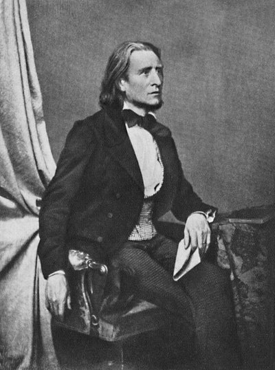 Franz Liszt by Franz Seraph Hanfstaengl