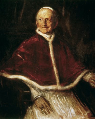 Portrait of Pope Leo XIII by Franz Seraph von Lenbach