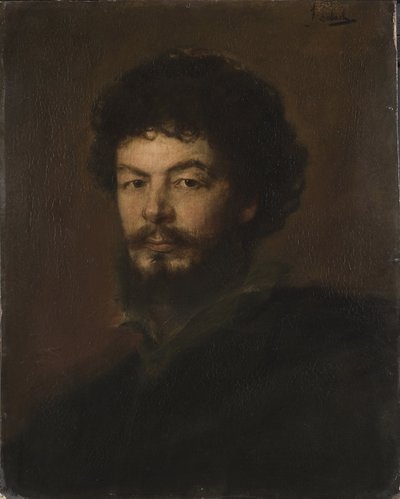 Portrait of the Architect and Sculptor Lorenz Gedon by Franz Seraph von Lenbach