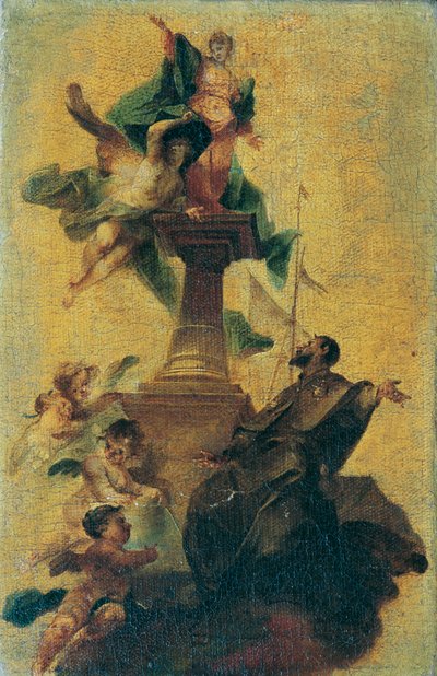 Saint James the Greater and Faith by Franz Sigrist d. Ä.
