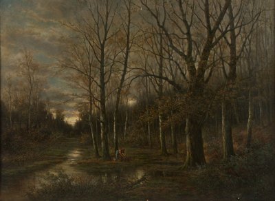 Meadow Landscape near Lundenburg by Franz Stephan Paschinger