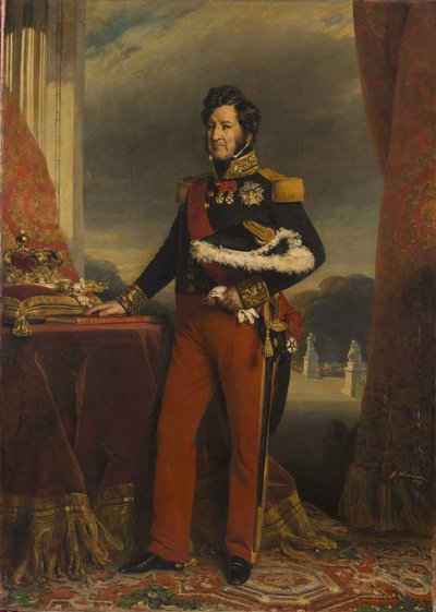 Louis Philippe I in the Uniform of the General Officer by Franz Xaver Winterhalter