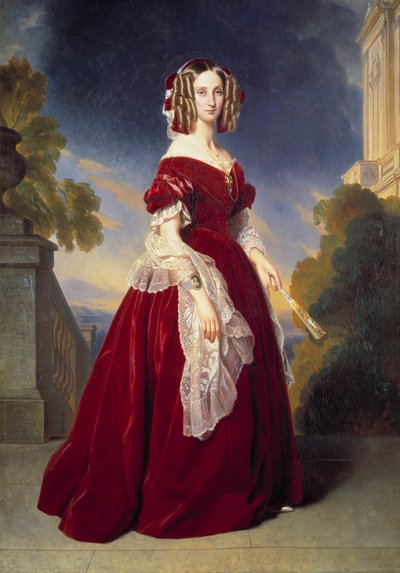 Portrait of Louise Marie Therese Charlotte Isabelle d