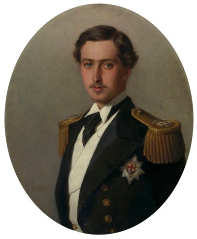 Portrait of Prince Alfred, Later Duke of Edinburgh by Franz Xaver Winterhalter