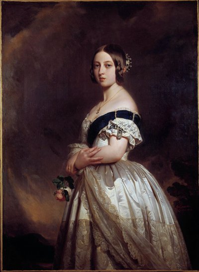Portrait of Victoria I, Queen of England by Franz Xaver Winterhalter