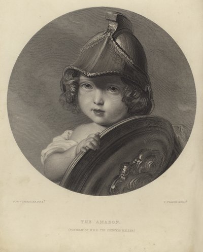 Princess Helena as The Amazon by Franz Xaver Winterhalter