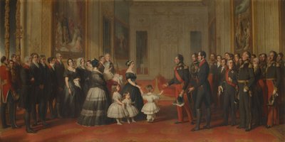 The Reception of Louis-Philippe, King of the French, at Windsor Castle, 8 October 1844 by Franz Xaver Winterhalter
