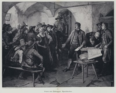 Josef Speckbacher, leader of the rebellion of the Tyrol against the rule of Napoleon I by Franz von (after) Defregger