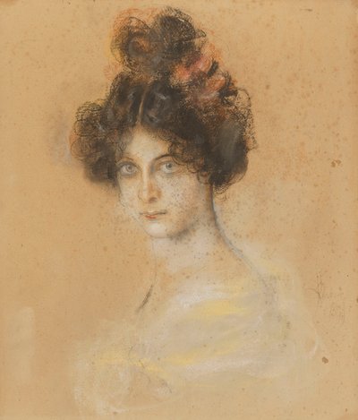Portrait of the Australian Cancan Dancer Saharet, 1899 by Franz von Lenbach