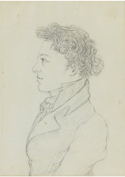 Franz Schubert at the Age of 17 Years by Franz von Schober