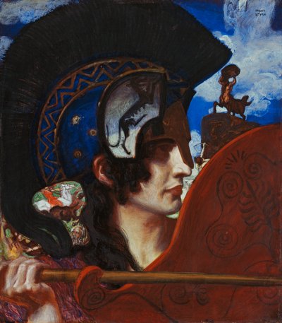 Fighting Amazon by Franz von Stuck