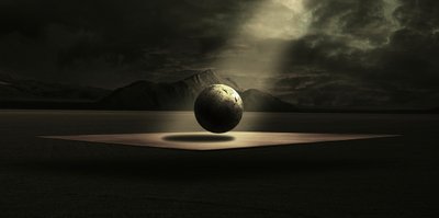Surreal Floating Orb by Franziskus Pfleghart