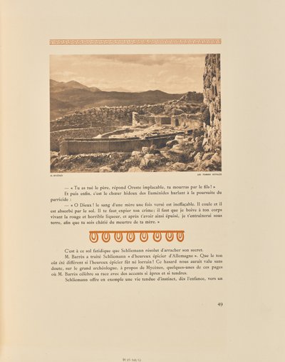 Mycenae, The Royal Tombs by Frédéric Boissonnas
