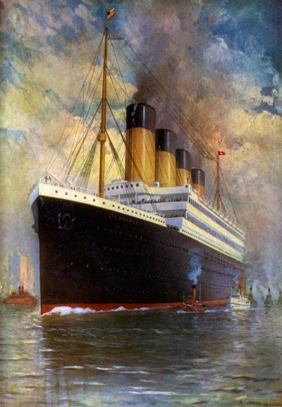 White Star Line, Triple Screw, SS Olympic by Fred Pansing