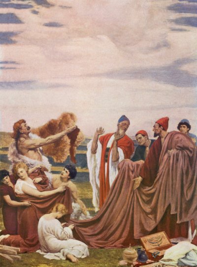 Phoenician Traders on the Coast of Britain by Frederic (after) Leighton