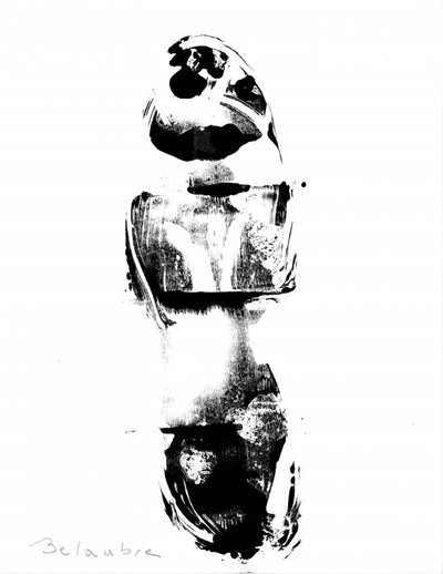 Abstract Woman Silhouette by Frederic Belaubre