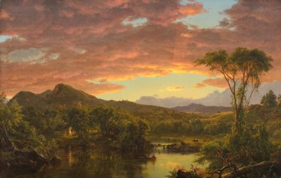 A Country Home by Frederic Edwin Church