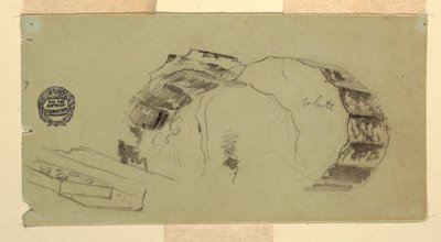 Column and Entablature Fragments, Athens by Frederic Edwin Church