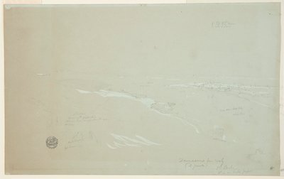 Damascus, Syria, Seen from the Northwest, Part 1 by Frederic Edwin Church