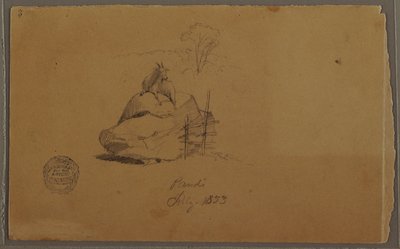 A Goat in Pandi, Colombia, July 1853 by Frederic Edwin Church