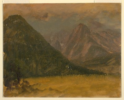 Alpine Landscape, Bavaria or Switzerland, 1868 by Frederic Edwin Church