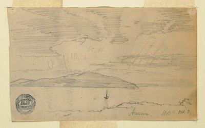 Aurora, Mount Desert Island, September 1860 by Frederic Edwin Church