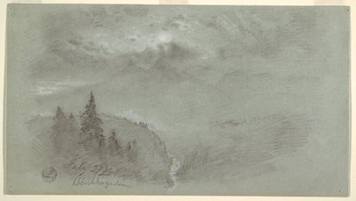 Berchtesgaden, Bavaria, July 27, 1868 by Frederic Edwin Church