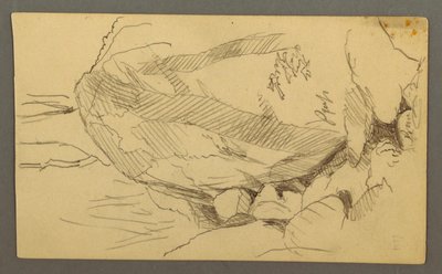 Boulder and Rocks, Possibly 1877 by Frederic Edwin Church