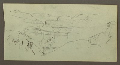 Canyon, Possibly 1868 by Frederic Edwin Church