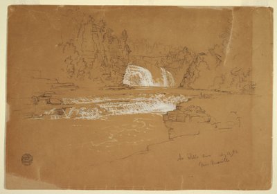 Cascades of the Ausable River, near Keeseville, New York by Frederic Edwin Church