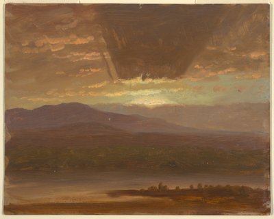 Catskills from Hudson, New York, 1870 by Frederic Edwin Church