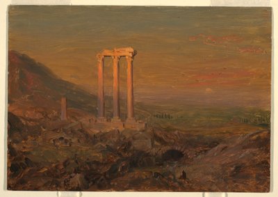 Drawing, Classical Ruins, Syria, May 1868 by Frederic Edwin Church