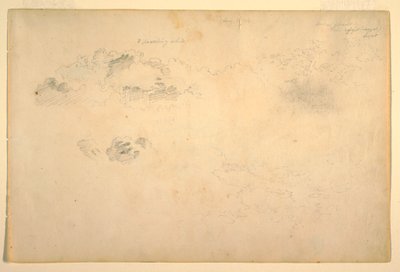 Drawing, Clouds, 1844 by Frederic Edwin Church
