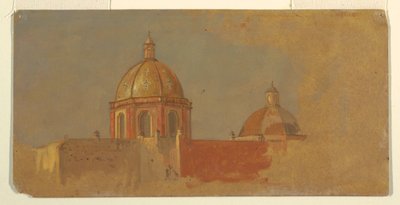 Colombia or Ecuador, Church Roofs, 1853 or 1857 by Frederic Edwin Church