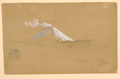 Cotopaxi from near Ambato, Ecuador, 1853 by Frederic Edwin Church