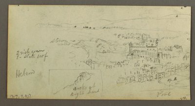 Domed House, House with Staircase, February possibly 1868 by Frederic Edwin Church