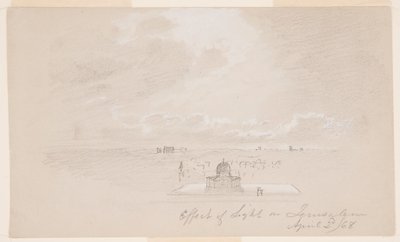 Effect of Light on Jerusalem, April 2, 1868 by Frederic Edwin Church