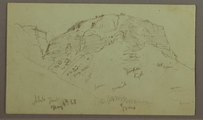 Flat Rocky Hill, May 4, 1868 by Frederic Edwin Church