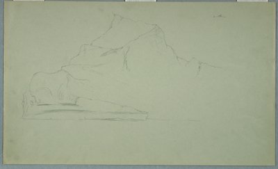 Floating Iceberg, June or July 1859 by Frederic Edwin Church