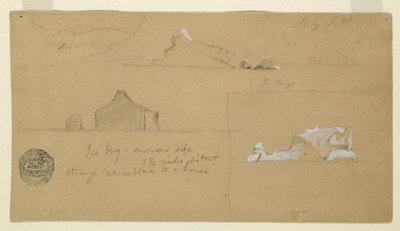 Floating Icebergs, July 2, 1859 by Frederic Edwin Church