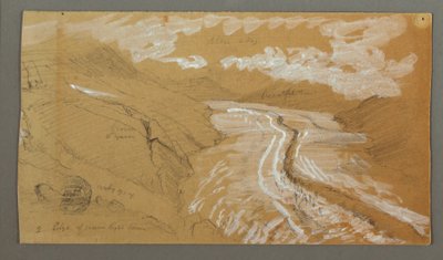 Glacier, August 21, 1868 by Frederic Edwin Church