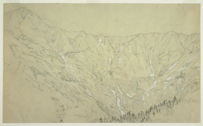 Great Basin, Mt. Katahdin, ca. 1877 by Frederic Edwin Church