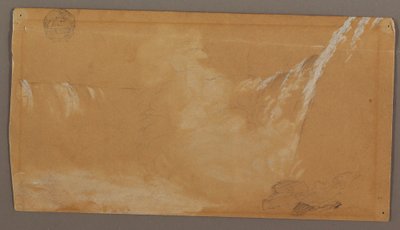 Greater Part of Horseshoe Falls, Seen from the Canadian Side of the Niagara River, possibly 1858 by Frederic Edwin Church