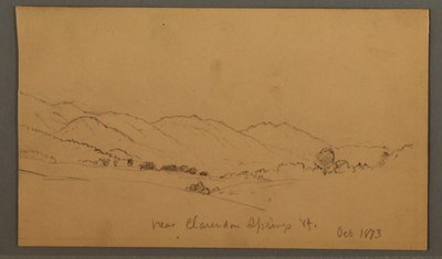 Hills and Valley, October 1873 by Frederic Edwin Church