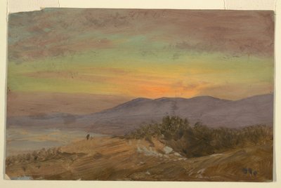 Hudson Valley, Sunset, 1869–70 by Frederic Edwin Church