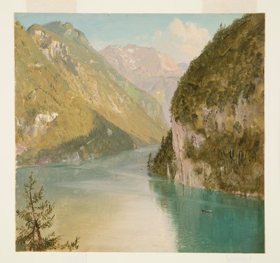 Königssee, Bavaria, July 1868 by Frederic Edwin Church