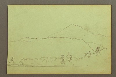Lake, Hillrange, Possibly 1856 by Frederic Edwin Church