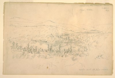 Lakes Near the Mountain House, September 1844 by Frederic Edwin Church