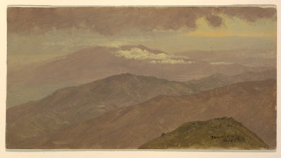 Landscape, August 1865 by Frederic Edwin Church